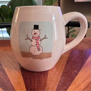 NWOT Adorable Rae Dunn Snowman Winter Mug from Artisan Collection by Magenta